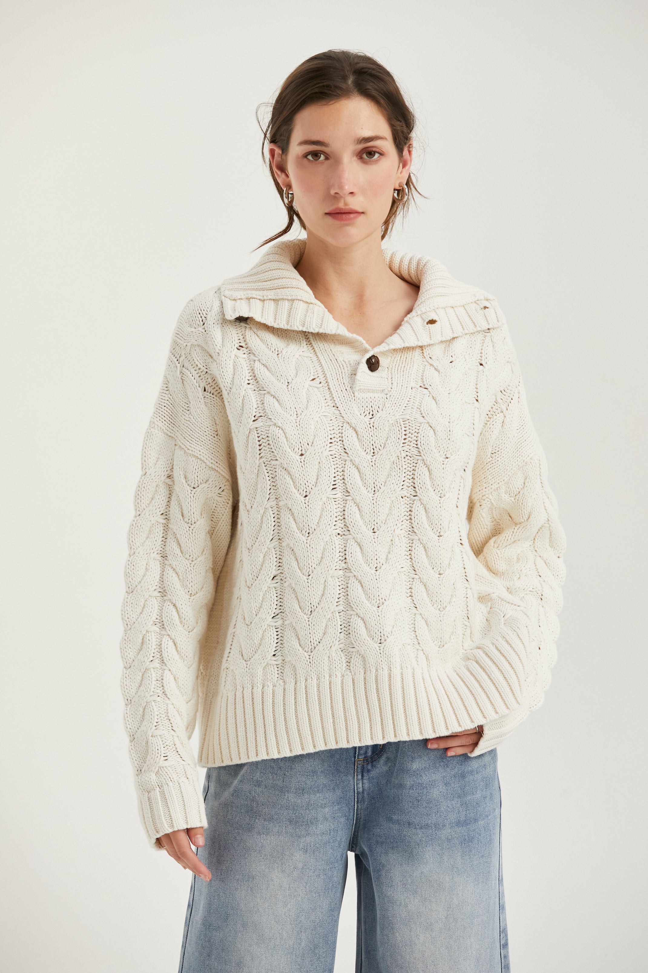 Chandail en tricot Bretzel Anya
