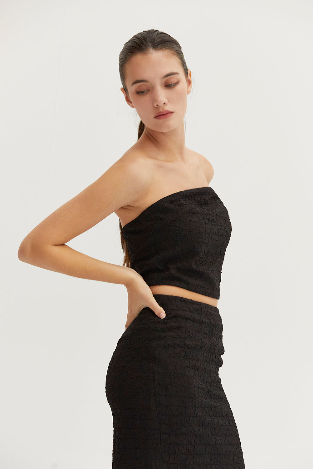 Haut bandeau zippé