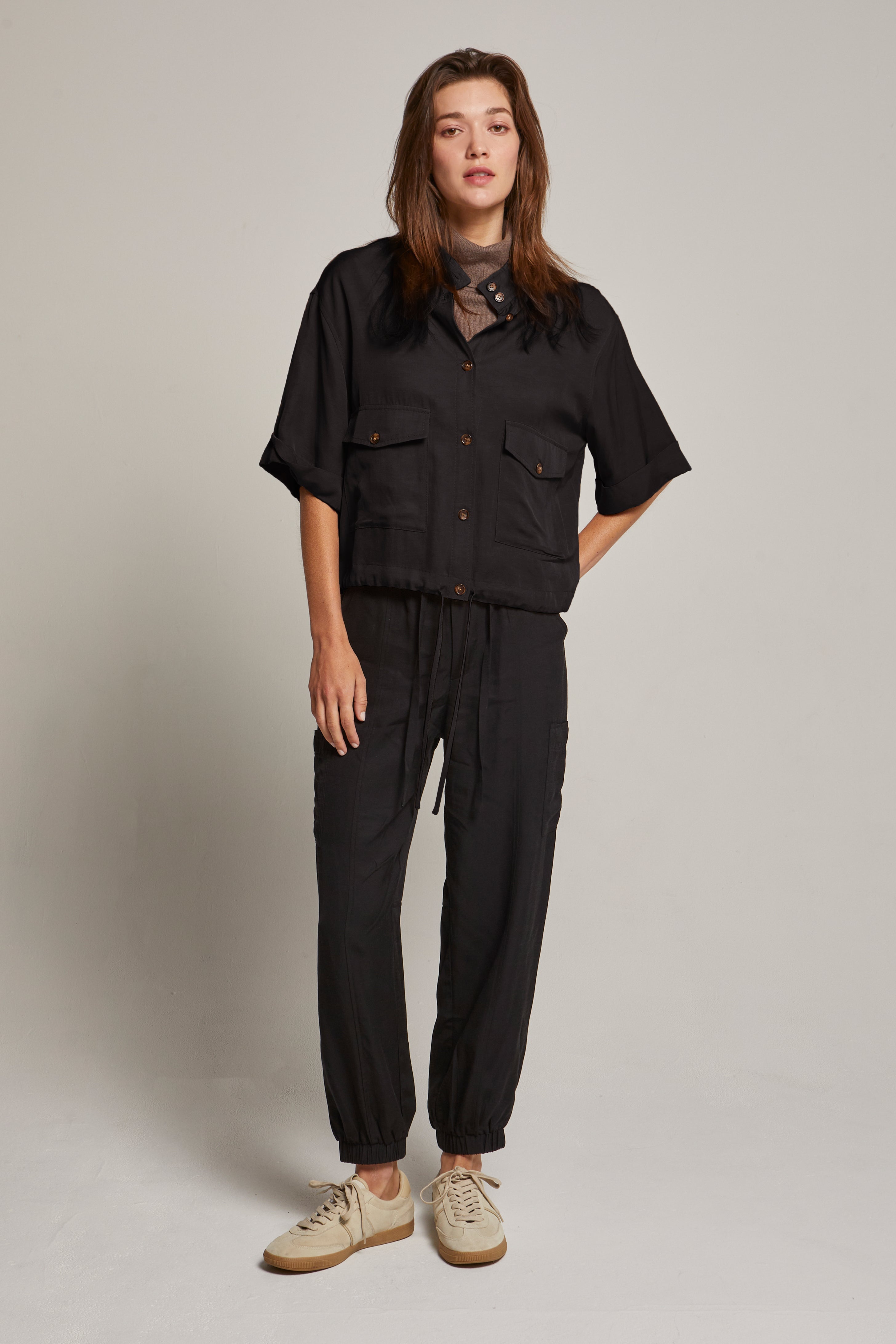 Pantalon de jogging cargo tissé
