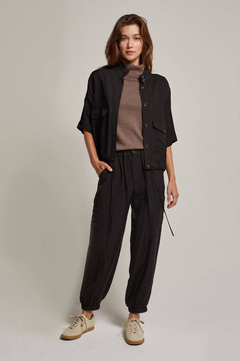 Pantalon de jogging cargo tissé
