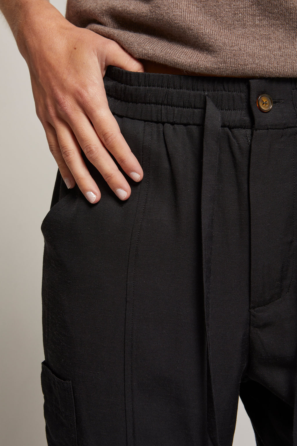 Pantalon de jogging cargo tissé