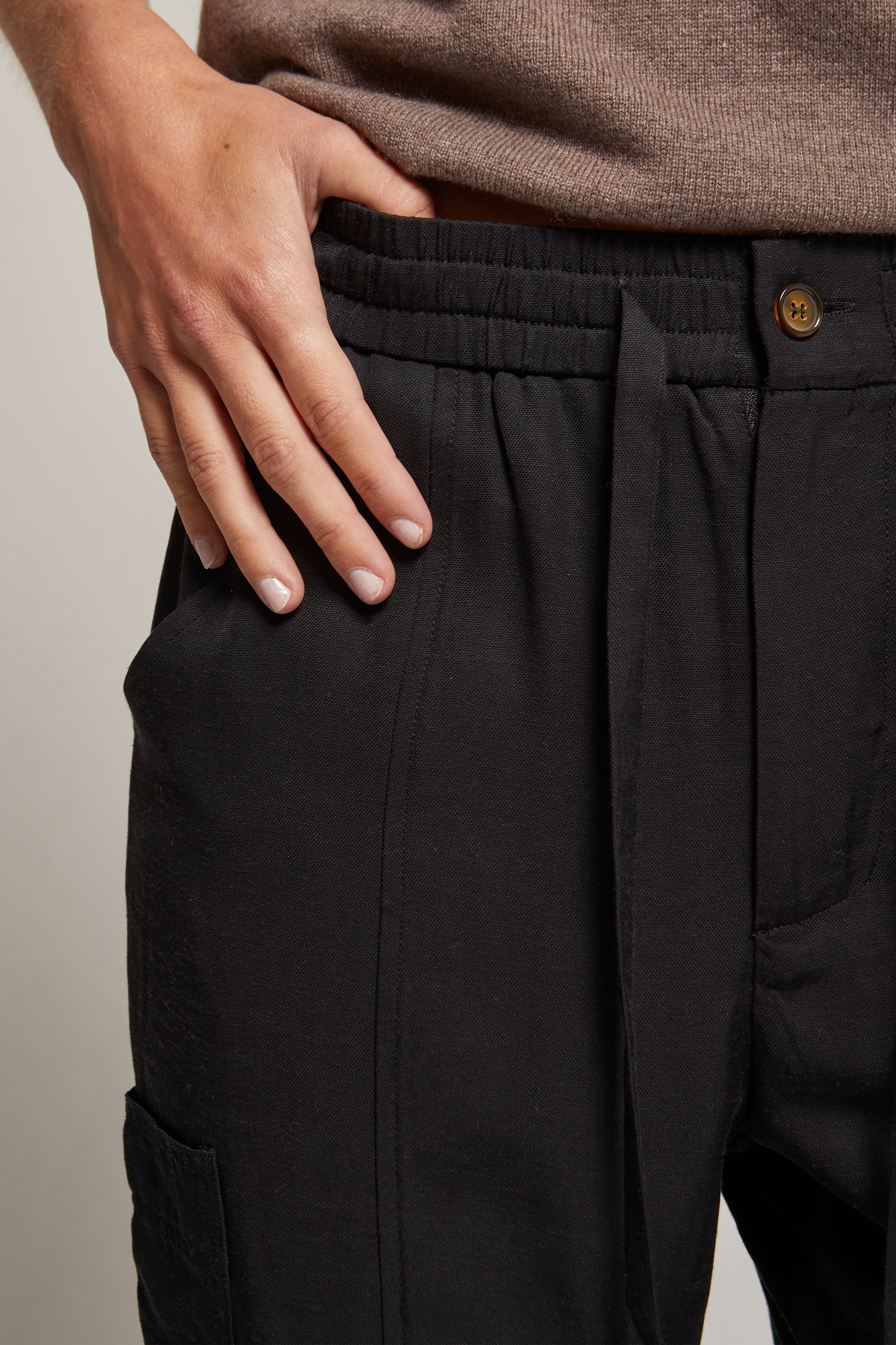Pantalon de jogging cargo tissé
