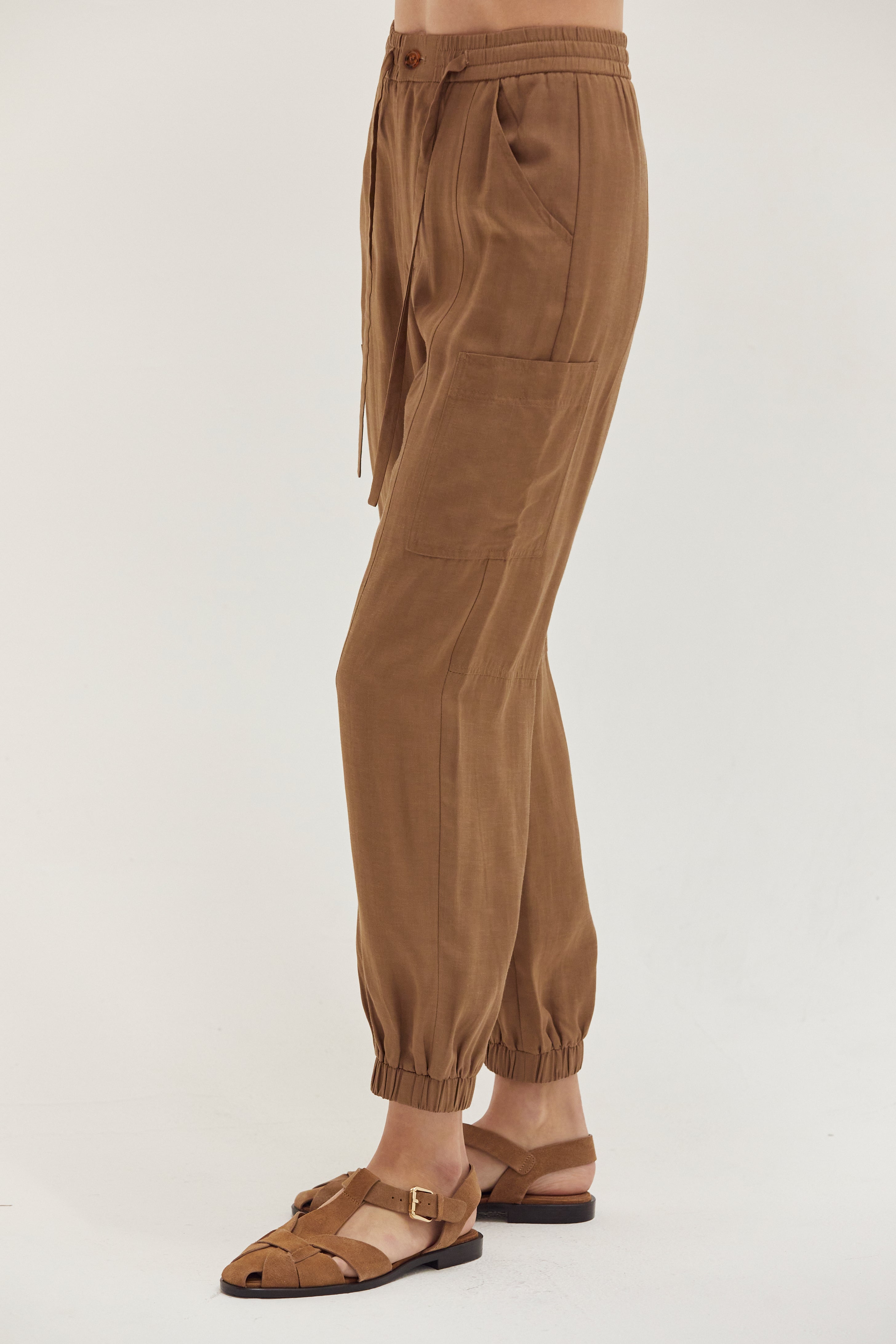 Pantalon de jogging cargo tissé